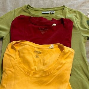 Chico’s tee shirts - Set of three